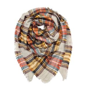 Multi Color Blanket Scarf